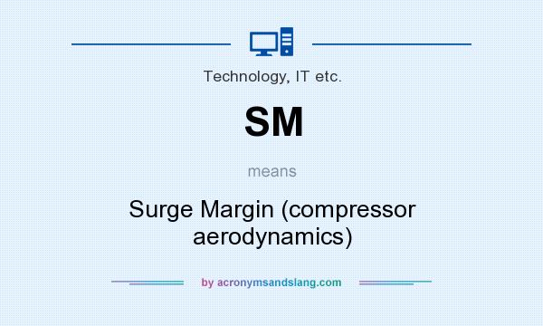 What does SM mean? It stands for Surge Margin (compressor aerodynamics)