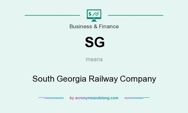What does SG mean? It stands for South Georgia Railway Company