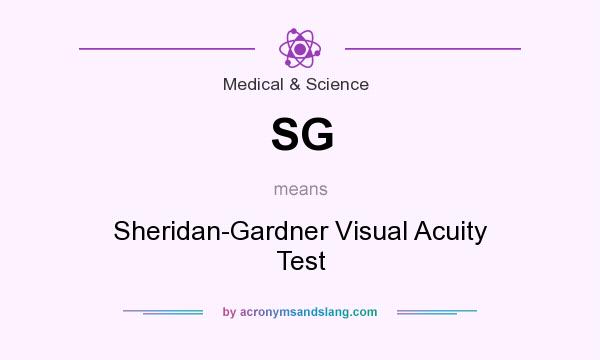 What does SG mean? It stands for Sheridan-Gardner Visual Acuity Test