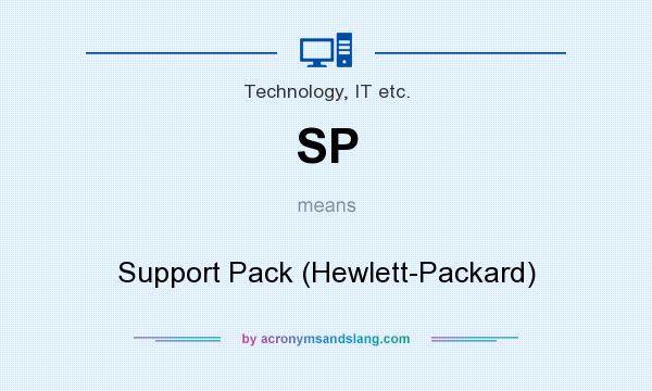 What does SP mean? It stands for Support Pack (Hewlett-Packard)