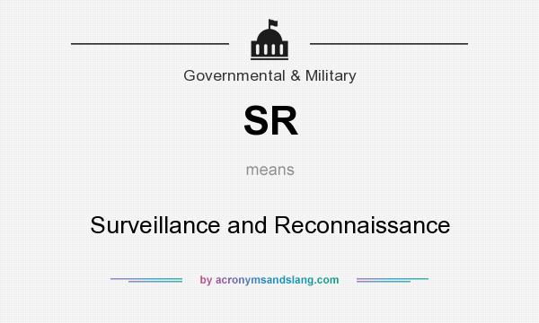 What does SR mean? It stands for Surveillance and Reconnaissance