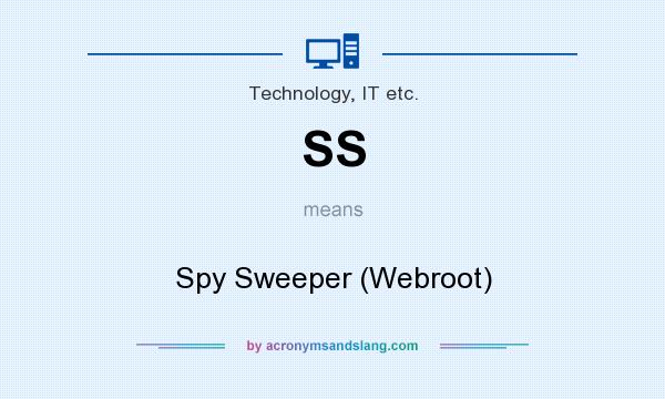 What does SS mean? It stands for Spy Sweeper (Webroot)
