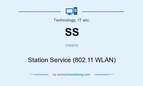 What does SS mean? It stands for Station Service (802.11 WLAN)