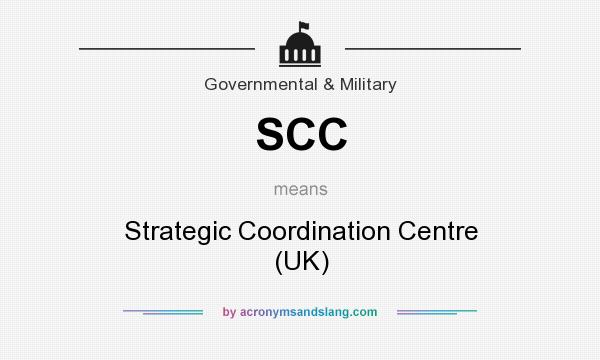 What does SCC mean? It stands for Strategic Coordination Centre (UK)