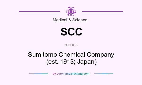 What does SCC mean? It stands for Sumitomo Chemical Company (est. 1913; Japan)