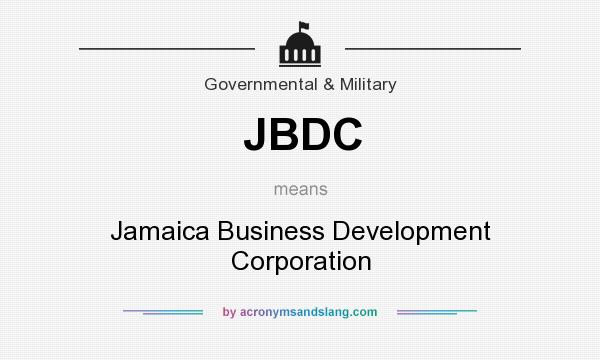 What does JBDC mean? It stands for Jamaica Business Development Corporation