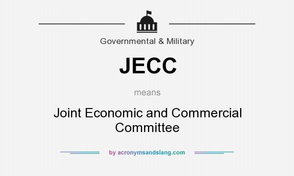 What does JECC mean? It stands for Joint Economic and Commercial Committee