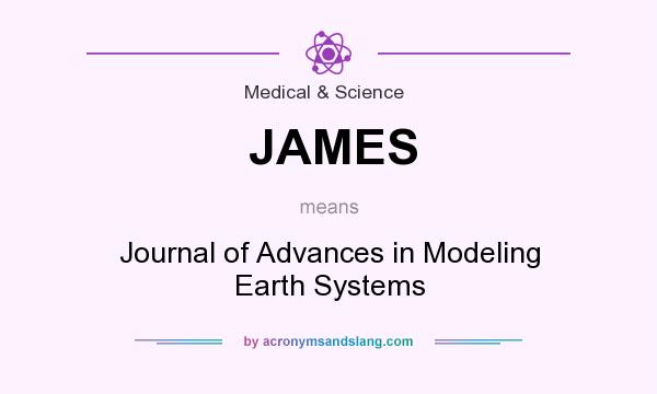 What does JAMES mean? It stands for Journal of Advances in Modeling Earth Systems