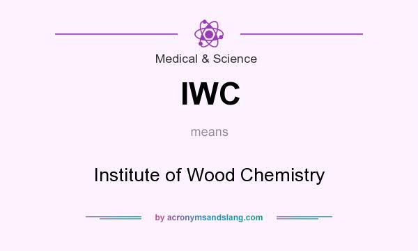 What does IWC mean? It stands for Institute of Wood Chemistry
