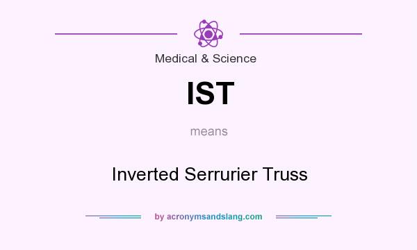 What does IST mean? It stands for Inverted Serrurier Truss
