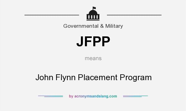 What does JFPP mean? It stands for John Flynn Placement Program