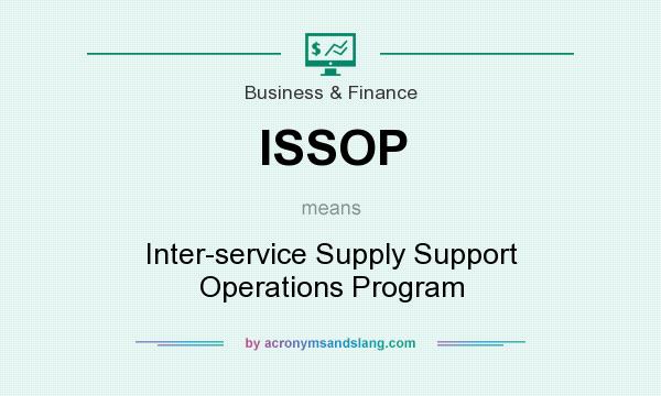What does ISSOP mean? It stands for Inter-service Supply Support Operations Program