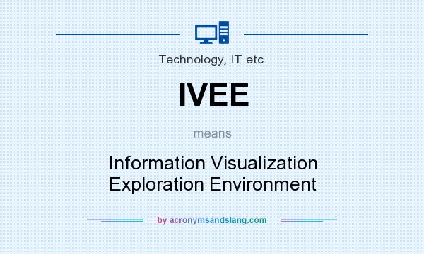 What does IVEE mean? It stands for Information Visualization Exploration Environment