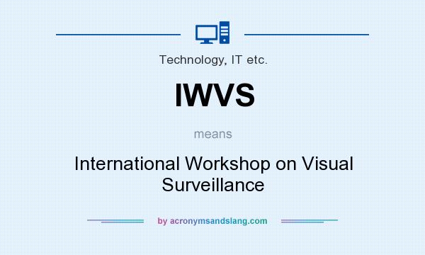 What does IWVS mean? It stands for International Workshop on Visual Surveillance