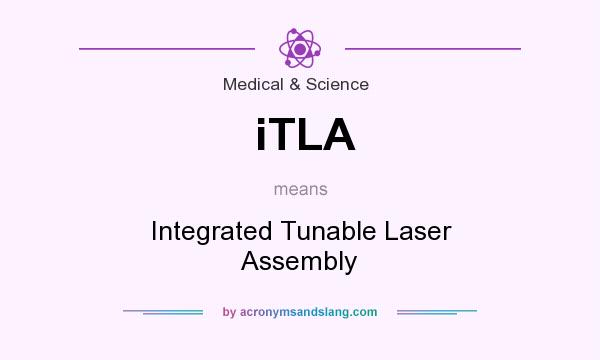 What does iTLA mean? It stands for Integrated Tunable Laser Assembly