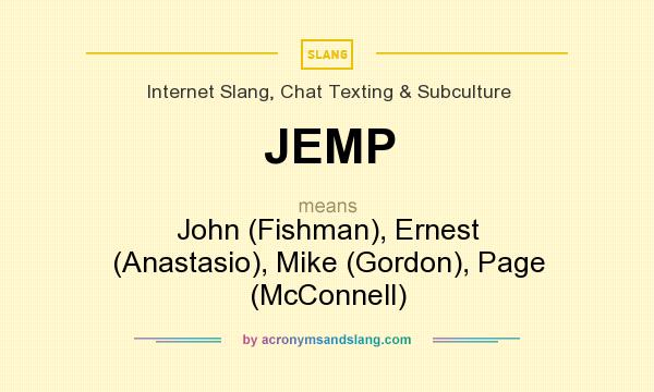 What does JEMP mean? It stands for John (Fishman), Ernest (Anastasio), Mike (Gordon), Page (McConnell)
