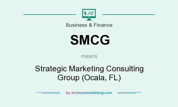 What does SMCG mean? It stands for Strategic Marketing Consulting Group (Ocala, FL)