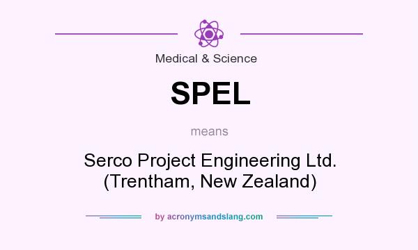 What does SPEL mean? It stands for Serco Project Engineering Ltd. (Trentham, New Zealand)