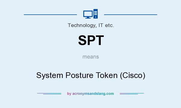 What does SPT mean? It stands for System Posture Token (Cisco)