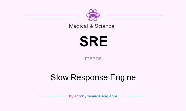 What does SRE mean? It stands for Slow Response Engine