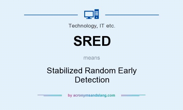 What does SRED mean? It stands for Stabilized Random Early Detection