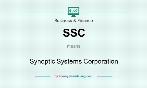 What does SSC mean? It stands for Synoptic Systems Corporation
