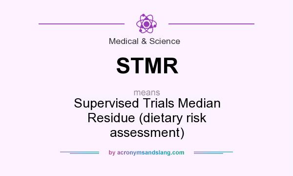 What does STMR mean? It stands for Supervised Trials Median Residue (dietary risk assessment)