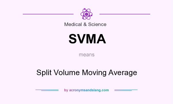 What does SVMA mean? It stands for Split Volume Moving Average