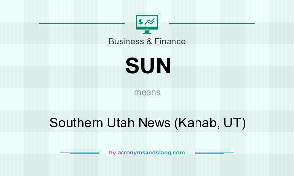 What does SUN mean? It stands for Southern Utah News (Kanab, UT)