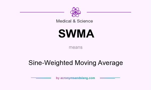 What does SWMA mean? It stands for Sine-Weighted Moving Average