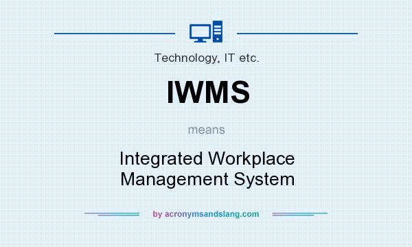 What does IWMS mean? It stands for Integrated Workplace Management System