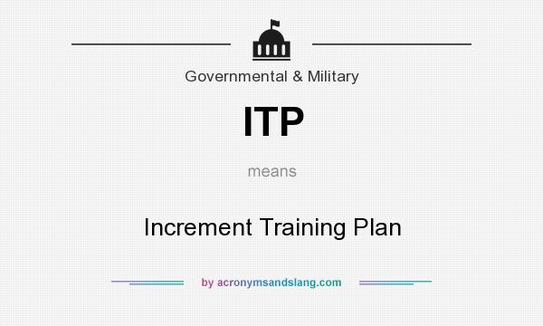 What does ITP mean? It stands for Increment Training Plan