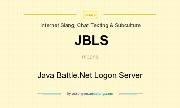 What does JBLS mean? It stands for Java Battle.Net Logon Server