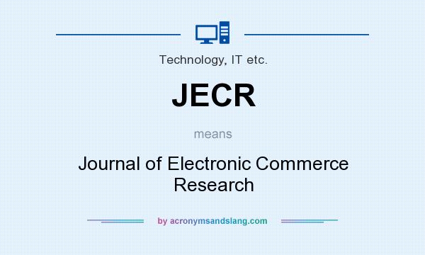 What does JECR mean? It stands for Journal of Electronic Commerce Research
