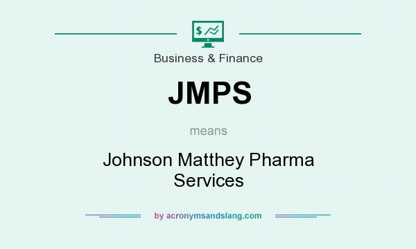 What does JMPS mean? It stands for Johnson Matthey Pharma Services