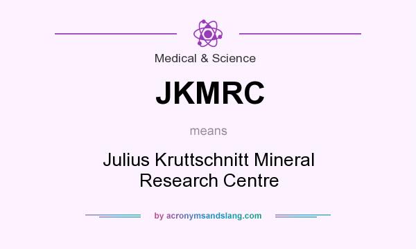 What does JKMRC mean? It stands for Julius Kruttschnitt Mineral Research Centre