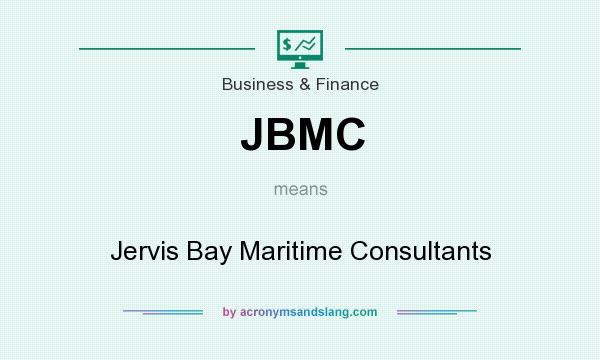 What does JBMC mean? It stands for Jervis Bay Maritime Consultants