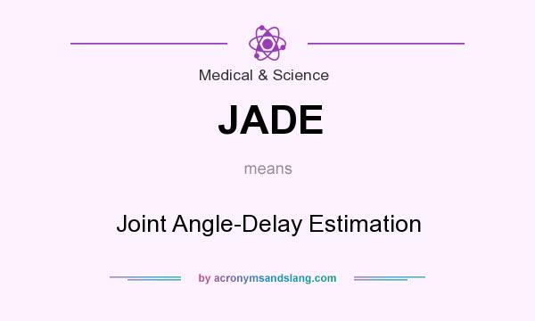 What does JADE mean? It stands for Joint Angle-Delay Estimation