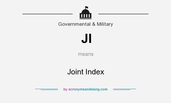 What does JI mean? It stands for Joint Index