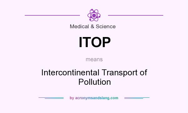 What does ITOP mean? It stands for Intercontinental Transport of Pollution