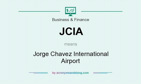 What does JCIA mean? It stands for Jorge Chavez International Airport