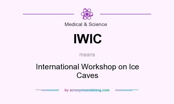 What does IWIC mean? It stands for International Workshop on Ice Caves