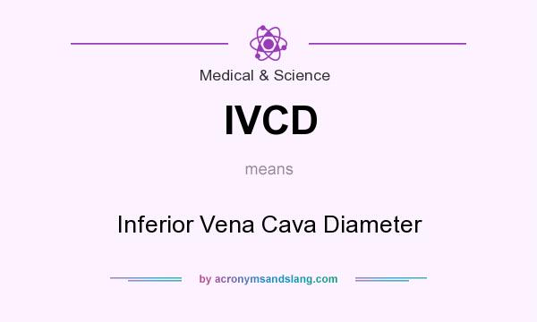 What does IVCD mean? It stands for Inferior Vena Cava Diameter