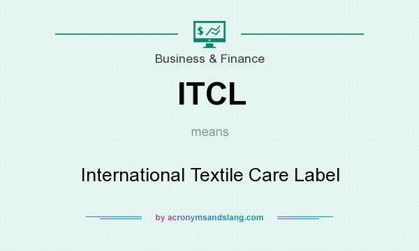 What does ITCL mean? It stands for International Textile Care Label