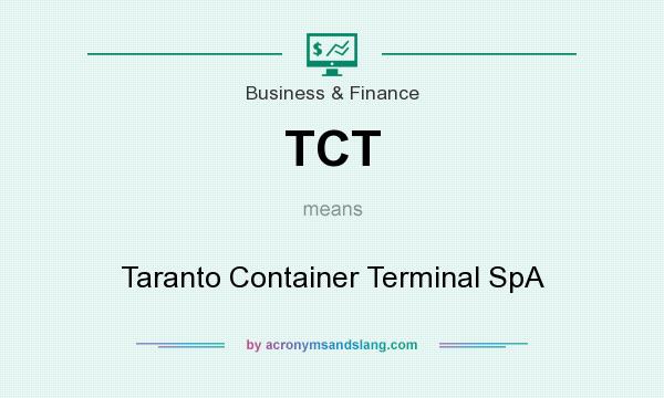What does TCT mean? It stands for Taranto Container Terminal SpA