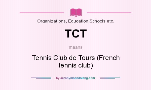 What does TCT mean? It stands for Tennis Club de Tours (French tennis club)