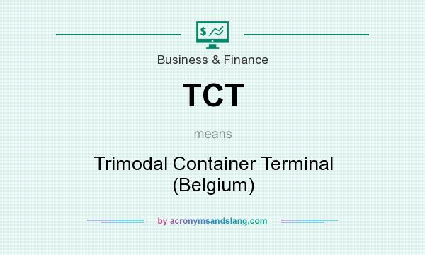 What does TCT mean? It stands for Trimodal Container Terminal (Belgium)