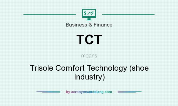 What does TCT mean? It stands for Trisole Comfort Technology (shoe industry)