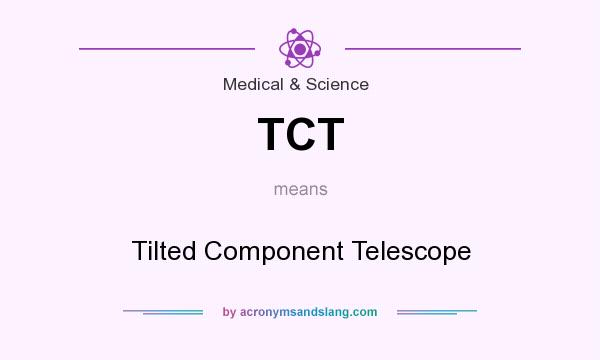 What does TCT mean? It stands for Tilted Component Telescope