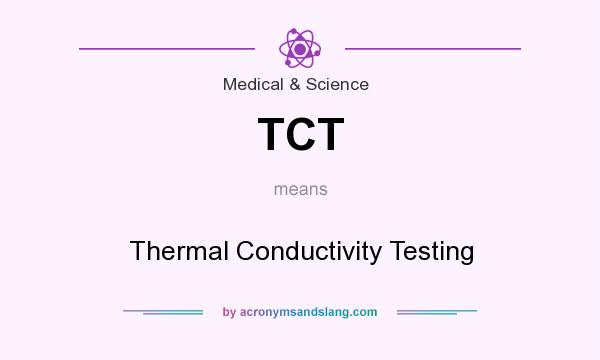 What does TCT mean? It stands for Thermal Conductivity Testing